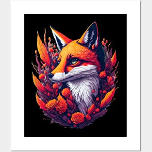 Autumn Fox Posters and Art